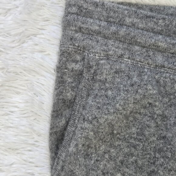 Van Winkle & Co Size Large Gray Joggers 100% Cashmere Drawstring Waist Cozy Soft - Picture 3 of 10